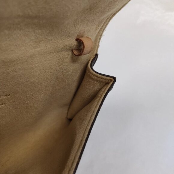 Louis Vuitton LV Shoulder Bag Pochette Twin PM Brown Monogram 490-022225 - Picture 14 of 16